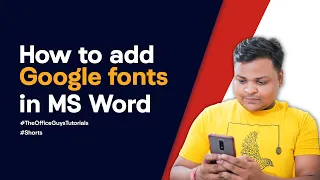 How to add Google Fonts in Word, Excel and PowerPoint