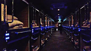 $30 Luxury CAPSULE HOTEL in Japan with Too Many Free Services | Anshin Oyado Shinjuku