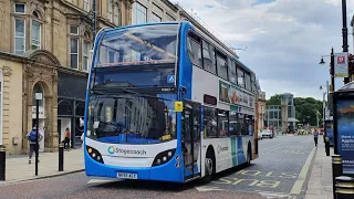 KICKDOWN: Route X34 | NK58AEX/19383 - Stagecoach North East: Dennis Trident 2/ADL Enviro 400