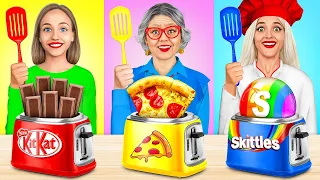 Me vs Grandma Cooking Challenge | Cake Decorating Challenge with Chef by MEGA GAME