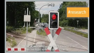 Das Forschungsprojekt "Digitales Andreaskreuz": Der Bahnübergang informiert die Verkehrsteilnehmer