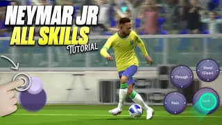 eFootball™ 2024 Mobile | Neymar Jr All Skills Tutorial (Classic Control)