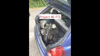 Toyota Corolla E11 4E-FTE - Exhaust and new engine update going turbo boys... 🐌 🐌 🐌