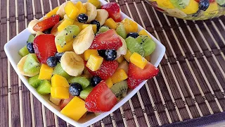 👏🥭La más exquisita ensalada de frutas. ¡Refrescante y deliciosa! 😋