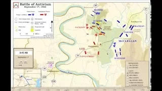 Battle of Antietam Animated Map