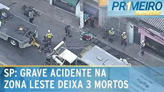 Grave acidente deixa 3 mortos e 5 presos nas ferragens em SP | Primeiro Impacto (26/04/24)