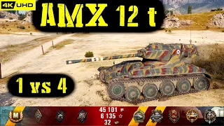 World of Tanks AMX 12 t Replay - 8 Kills 2.3K DMG(Patch 1.6.1)