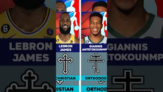 NBA players Religion #nba #lebronjames #shorts #religion #stephencurry #viral #nbahighlights #sport