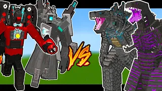 ТИТАНЫ СКИБИДИ ПРОТИВ ГОДЗИЛЛЫ В МАЙНКРАФТ Skibidi Titan Godzilla Minecraft