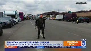 American Kris Kalas guides volunteer humanitarian group through Ukraine
