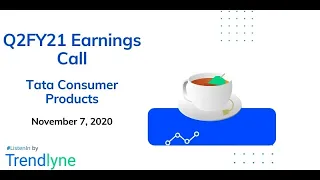 Tata Consumer Products Earnings Call for Q2FY21