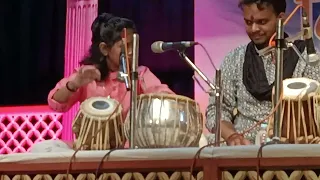 Tabla solo# pandit pooran maharaj with daughter Avantika Mishra. ## Banaras gharana. #