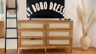 DIY Boho Dresser | Ikea Tarva Dresser Hack