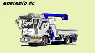 Isuzu Dekotora style, How to draw dekotora truck Isuzu