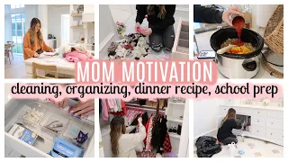 MOM MOTIVATION | CLEAN AND ORGANIZE WITH ME | Tara Henderson