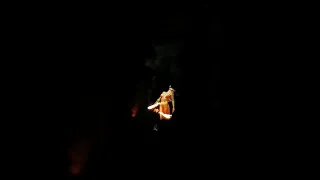 Heather Holliday performing her fire-eating stunts - La Clique Live in Singapore