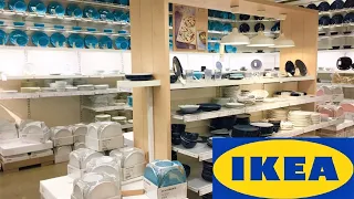 IKEA KITCHEN DINNERWARE PLATES BOWLS CUPS KITCHENWARE SHOP WITH ME SHOPPING STORE WALK THROUGH