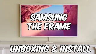 2023 Samsung The Frame | Unboxing and Installation Guide | Installing Frame TV Over Fireplace