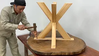 Amazing Plan Woodworking Projects Most Worth Watching - Outdoor Coffee Table From Broken Piece Wood