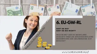 6. EU Geldwäsche-Richtlinie - gibt es sie wirklich?