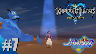 Aladdin and Genie - Kingdom Hearts Final Mix Gameplay Part 7 - Agrabah