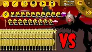 Stick War Legacy | Final BOSS VS 9999 Golden Spearton & Griffon | Stick War Legacy Fight | KasubukTQ