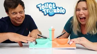 Toilet Trouble Flushdown Game