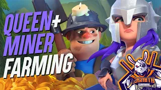 *GUIDE* Queen Walk Miner Farming Strategy At TH11 | Town Hall 11 Attack Strategy
