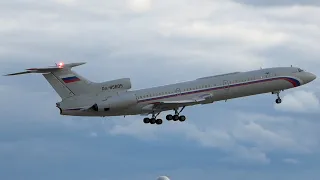RARE Tupolev Tu-154B-2 — Start, Taxi & LOUD Takeoff RA-85605