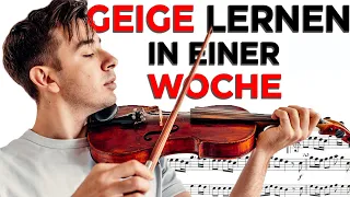 GEIGE lernen in 1 Woche | Selbstexperiment 🎻