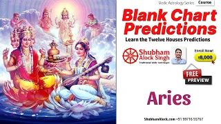 Secrets of Aries Rashi - Blank Chart Predictions course by Shubham Alock Singh