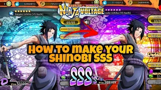 How To Make Your Shinobi SSS☆ | Beginners Guide/Tutorial | Naruto x Boruto Ninja Voltage