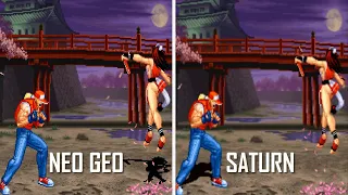 Real Bout Fatal Fury Special - Neo Geo VS Saturn
