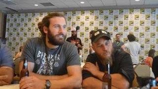 Vikings - SDCC 2014 Press Room Interviews PT 3 - Travis Fimmel and Clive Standen