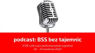 BSS bez tajemnic Podsumowanie tygodnia 20 - 24 kwietnia 2020