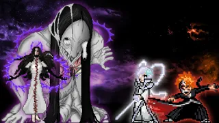 Rukia(New) & Ichigo Half Mask VS Asnodt The Fear in Jump Force Mugen