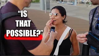 Jewish Believer in Jesus Surprises Gentile Couple | Street Interview