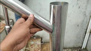 stainless steel design for railing || how to install stainless steel railing