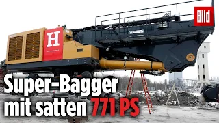 Deutschlands größter Abriss-Bagger KMC1600S