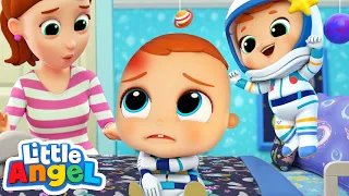 No More Jumping On The Bed! | Play Safe Song | Little Angel Kids Songs & Nursery Rhymes