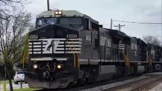 [NS]8459 D8-40CW-2574 EMD SD70-D9-44CW-D9-40CW-D9-44CW-6121 EMD SD40-2 Leads NS 17M & P3 Horn