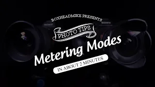 Metering modes in about 2 minutes (Sony A7iii)