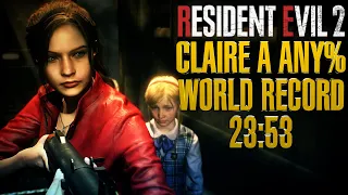 Resident Evil 2 Speedrun World Record 23:53 - Claire A Any% - Worlds First Sub 24