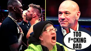 UFC President Dana White SHUTS DOWN Woke Reporter Over Israel Adesanya "Racial Tension" Coments