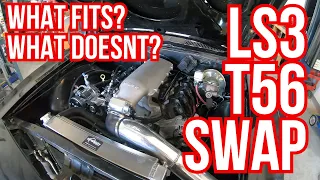 1967 Camaro LS Swap. What fits, what doesn't? See how we install an LS3 Engine and T56 Transmission.