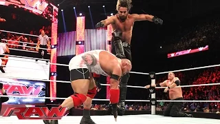 Ryback vs. Seth Rollins & Kane – 2-on-1 Handicap Match: Raw, January 5, 2015