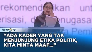 Tangis Puan Pecah di Rakernas PDIP, Minta Maaf Ada Kader yang Langgar Konstitusi