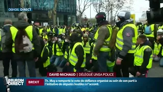 "Acte 5" des "gilets jaunes": les policiers préviennent que "l'épuisement est là"