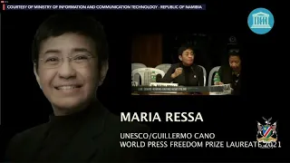 FULL SPEECH: Maria Ressa receives 2021 UNESCO/Guillermo Cano World Press Freedom Prize