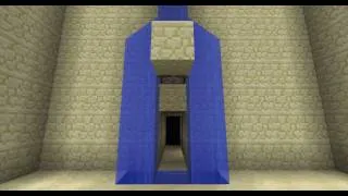 Waterfall Splitter/Secret Door i.e. Batcave Entrance [Minecraft Redstone Tutorials]